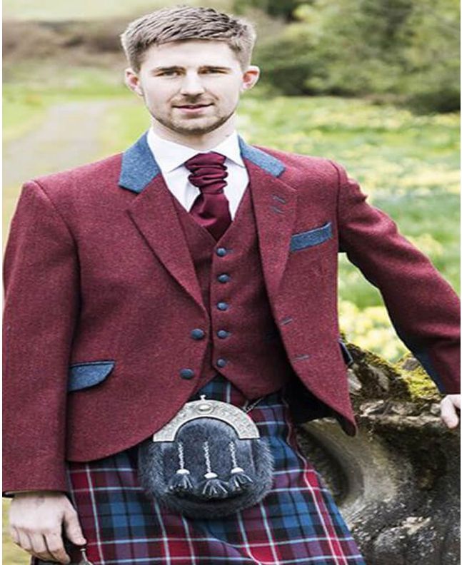 Argyll kilt Jacket and Waistcoat Two Color Combinations