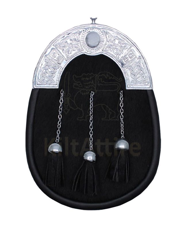 Black Antique Full Dress Sporran 