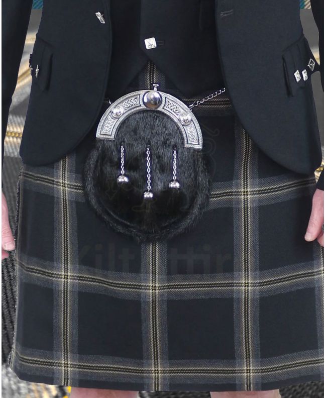 Black Galloway Tartan Kilt 
