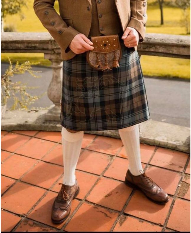 Black Watch Weathered Tartan Kilt