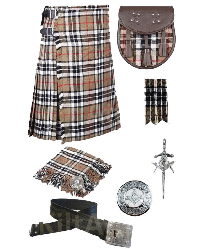 Camel Thomson Tartan Kilt Deal