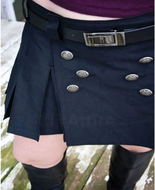 Cargo Utility Kilt for Women Front