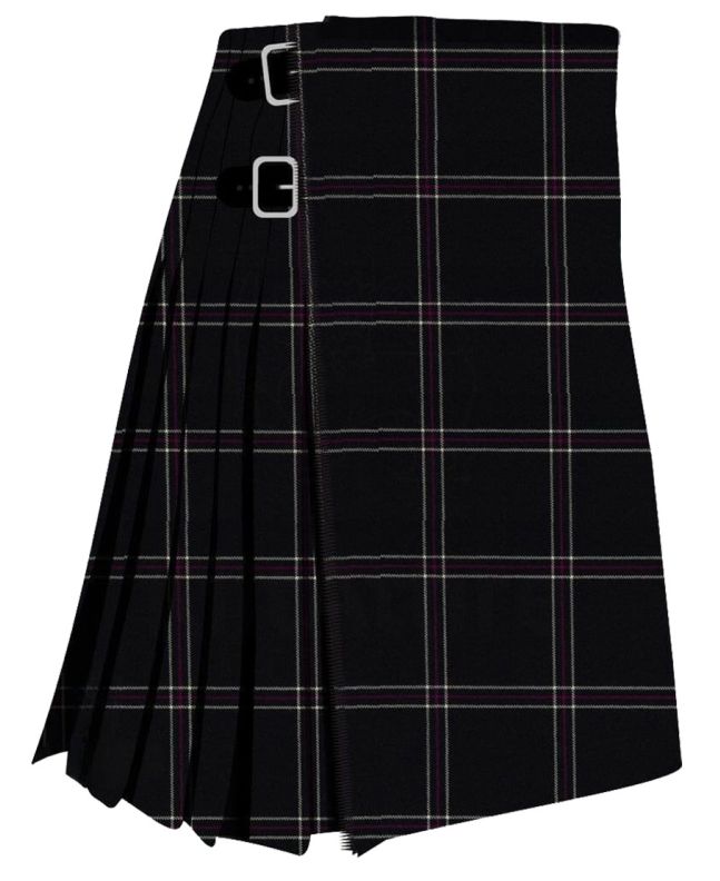 Dark Hebridean Purple Tartan Kilt 