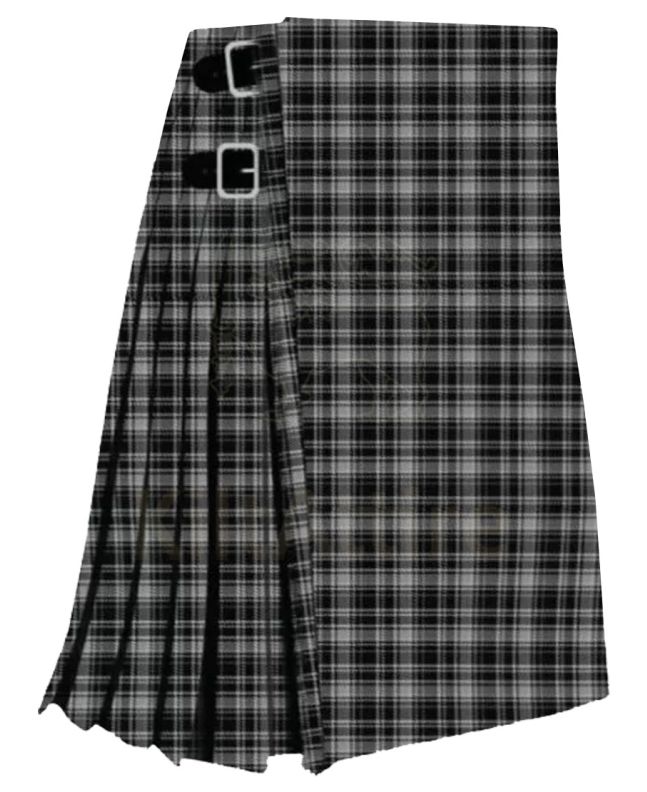 Drummond Grey Modern Tartan Kilt 