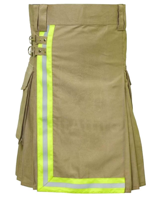 Firefighter Khaki Utility Kilt