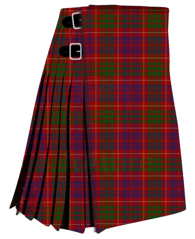 Fox Red Modern Tartan Kilt 