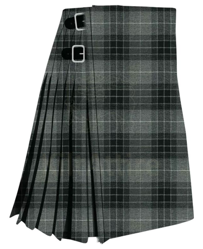Fraser Grey Tartan Kilt 