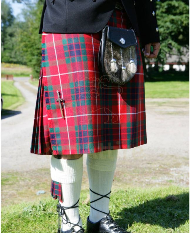 Fraser Red Modern Tartan Kilt