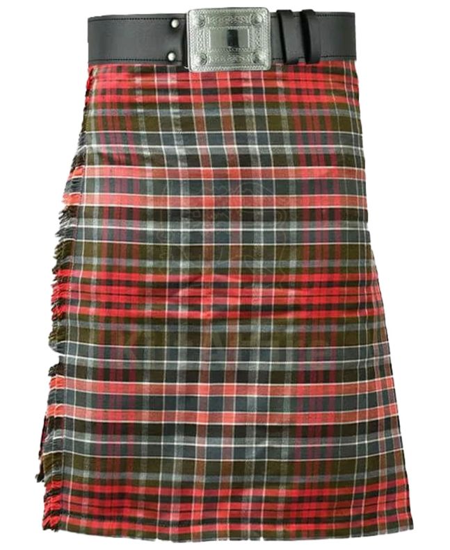 Gordon Red (1819) Weathered Tartan Kilt 