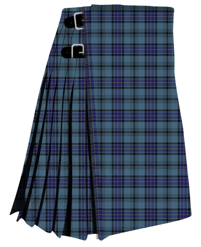 Hannay Blue Modern Tartan Kilt 