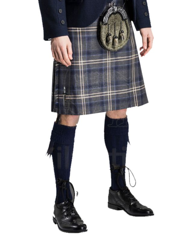 Highland Storm Tartan Kilt 