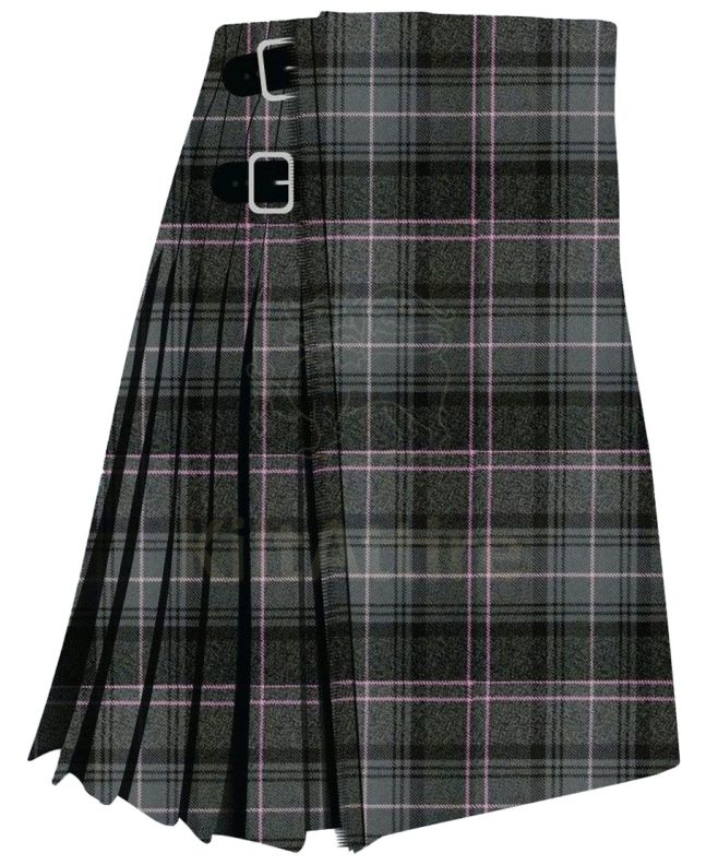 Higland Granite Pink Modern Tartan Kilt