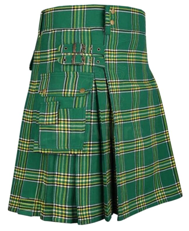 Irish Tartan Utility Kilt 