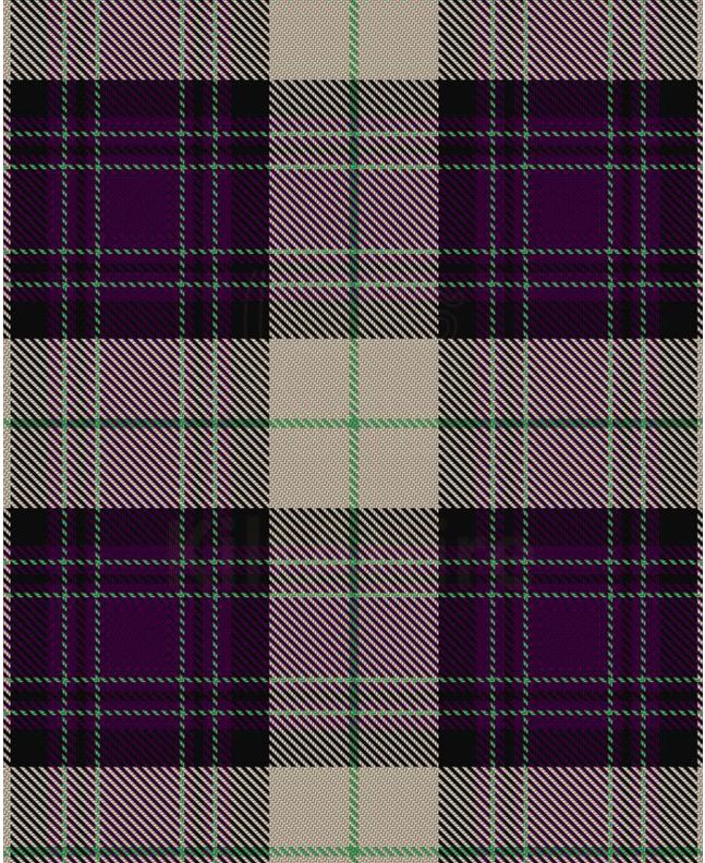 Kyle Grape Modern Tartan Kilt 