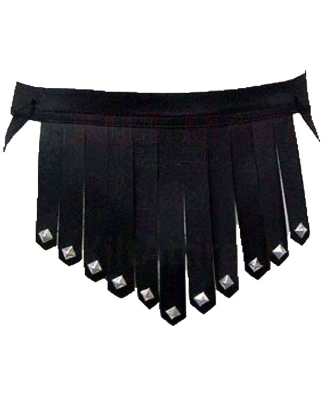 Leather Briefs Kilt Black