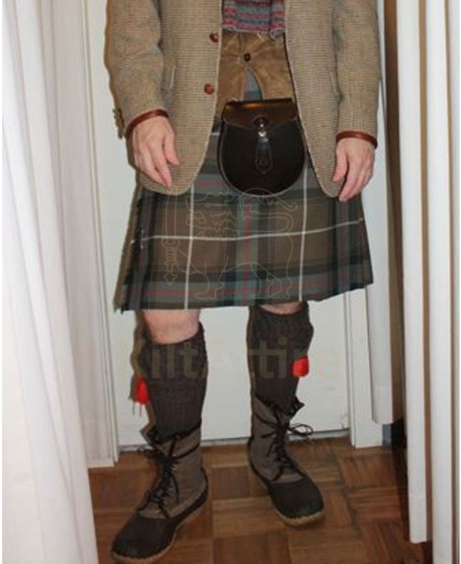 MacDonald of the Isle Hunting Weathered Tartan Kilt
