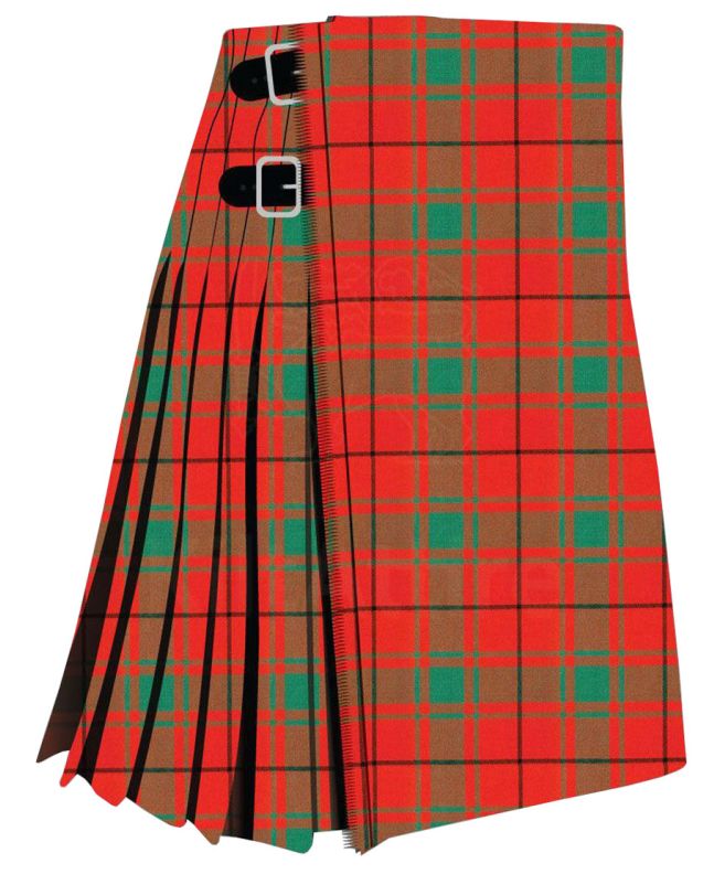 MacDonald of The Isles Red Ancient Tartan Kilt 