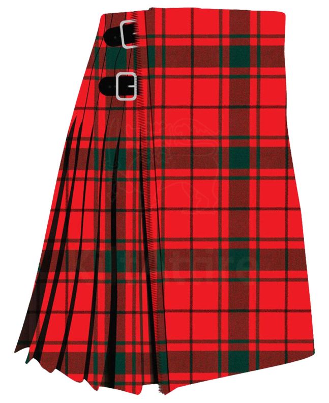 MacDonald of The Isles Red Modern Tartan Kilt 