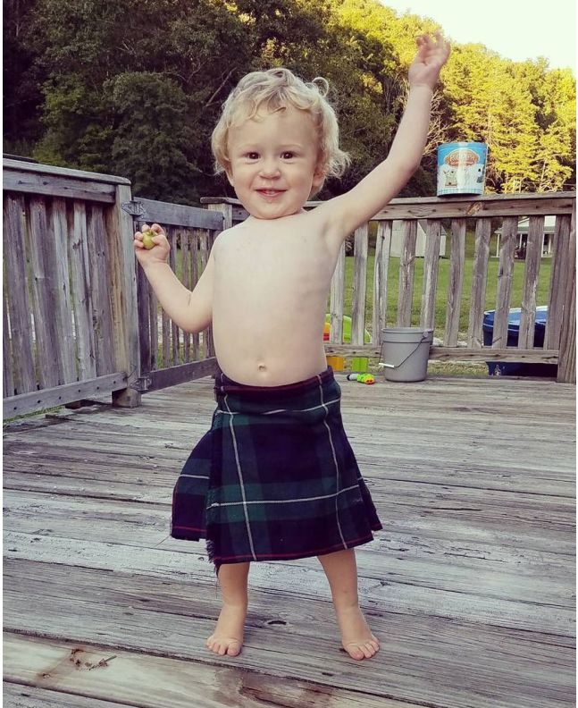 MacKenzie Modern Traditional Baby Tartan Kilt