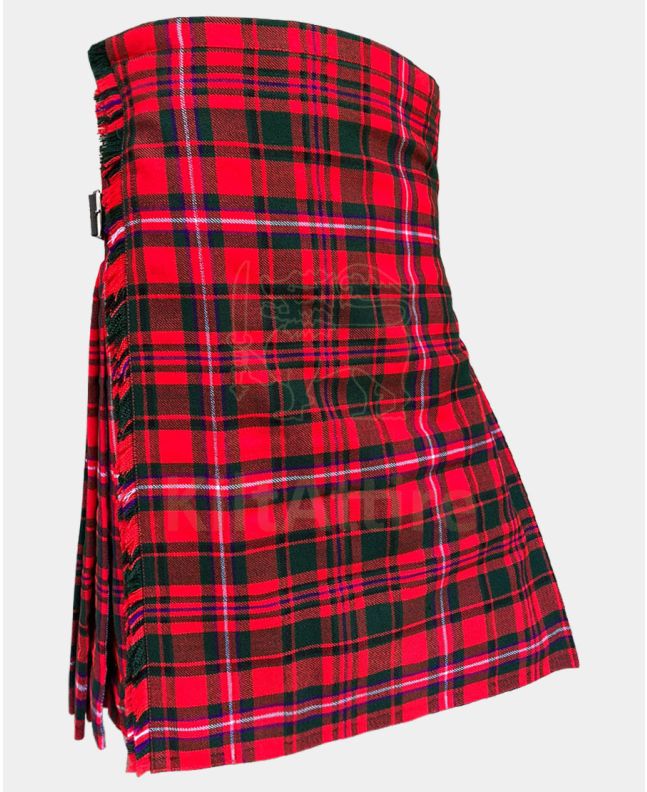 MacKinnon Red Modern Tartan Kilt