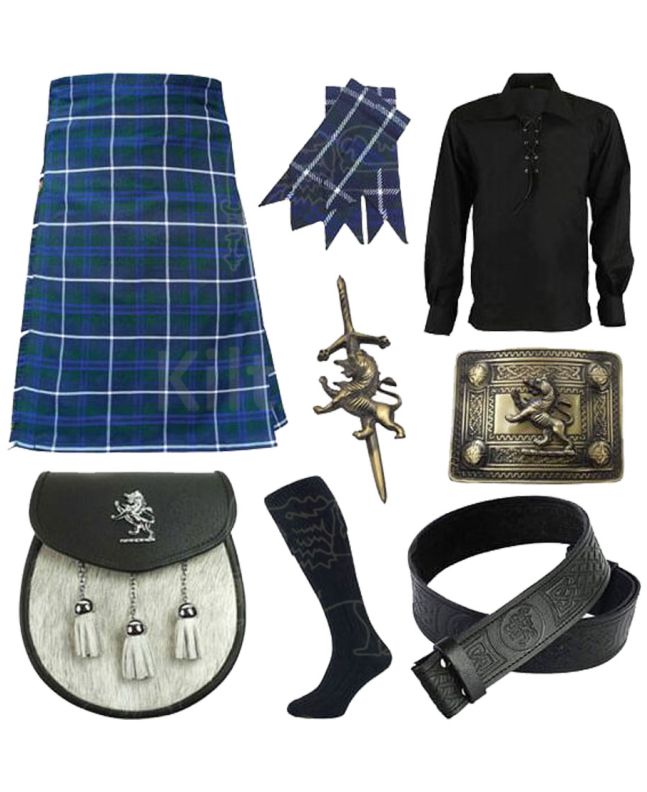 Modern Douglas Tartan Kilt Set