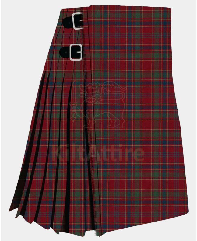 Munro Muted Tartan Kilt Front