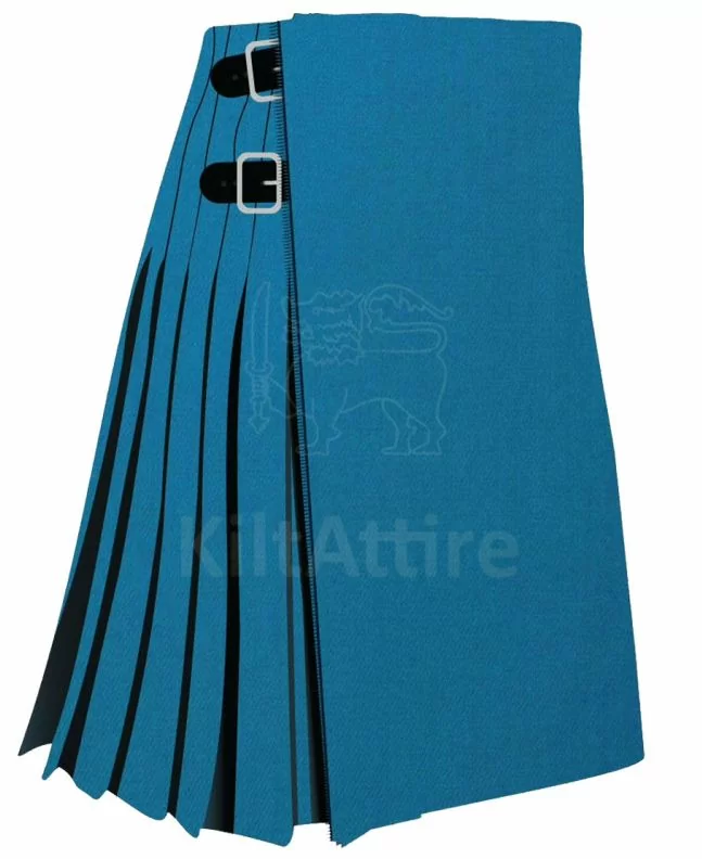 Plain Blue Ancient Tartan Kilt