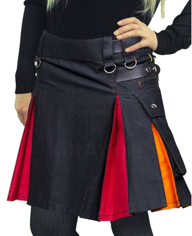 Rainbow Utility Kilt for Women 