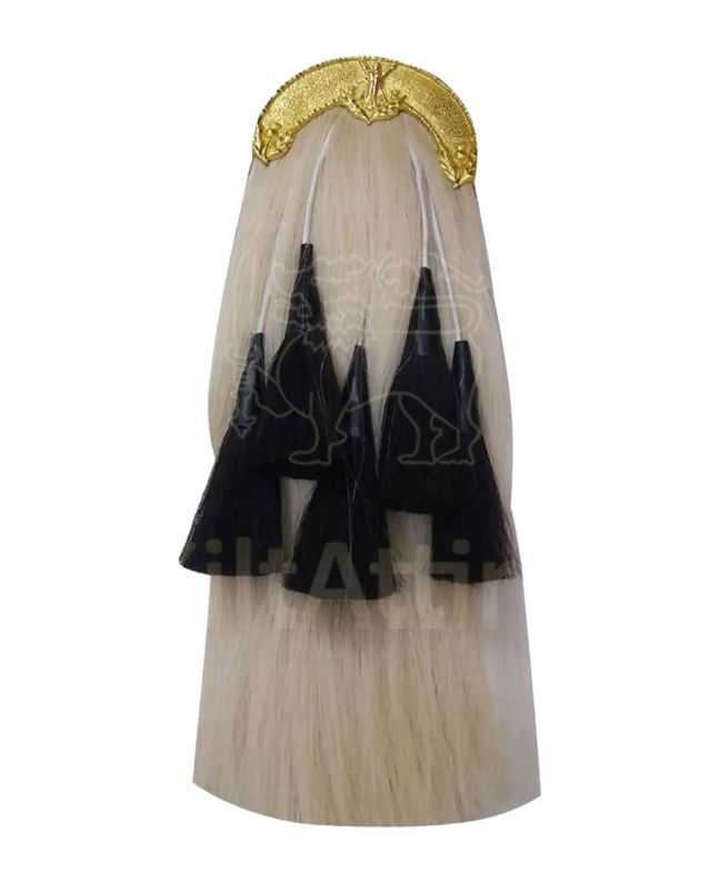 Real Horse Hair Sporran With Black Tassels
