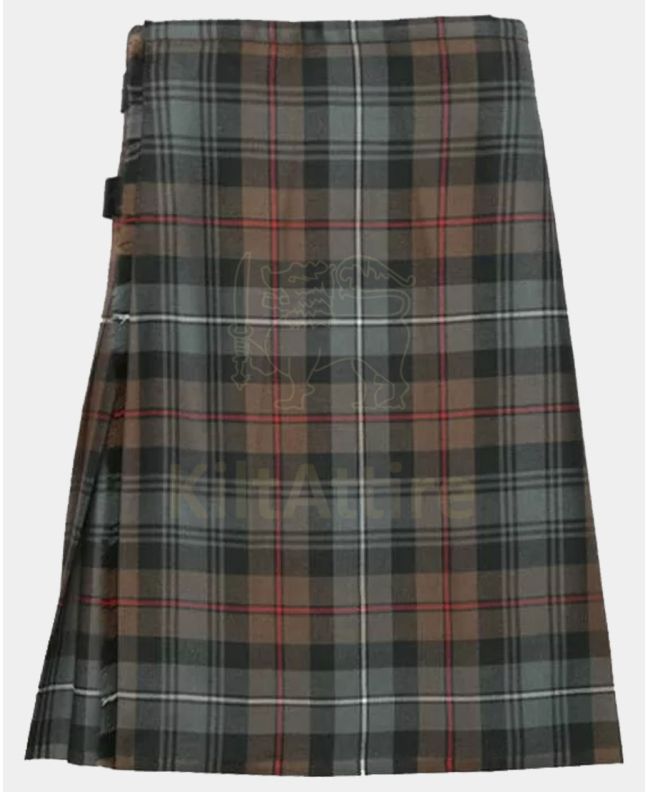 Robertson Hunting Weathered Tartan Kilt Front