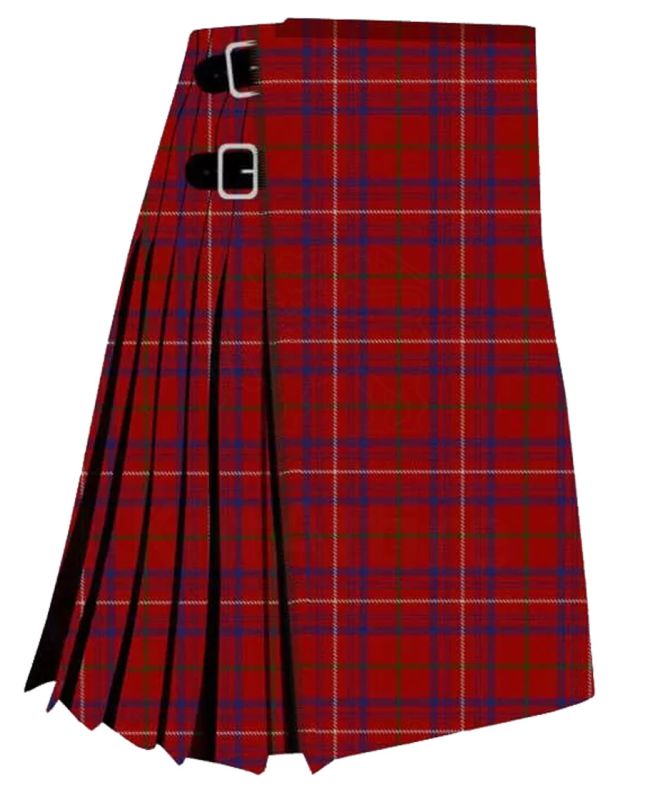 Rose Red Modern Tartan Kilt 