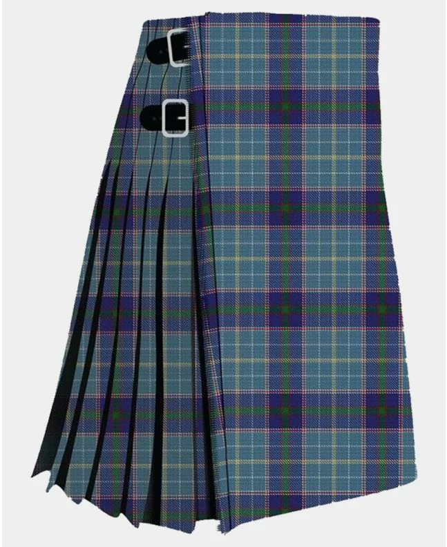 Texas Bluebonnet Tartan Kilt