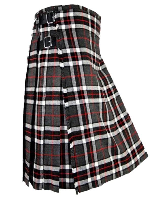 Thompson Grey Tartan Kilt