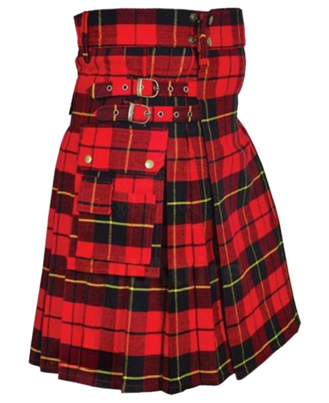 Wallace Tartan Utility Kilt for Men