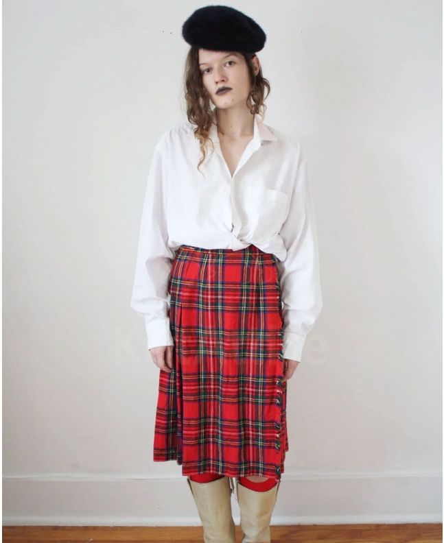 Women Royal Stewart Tartan Kilt
