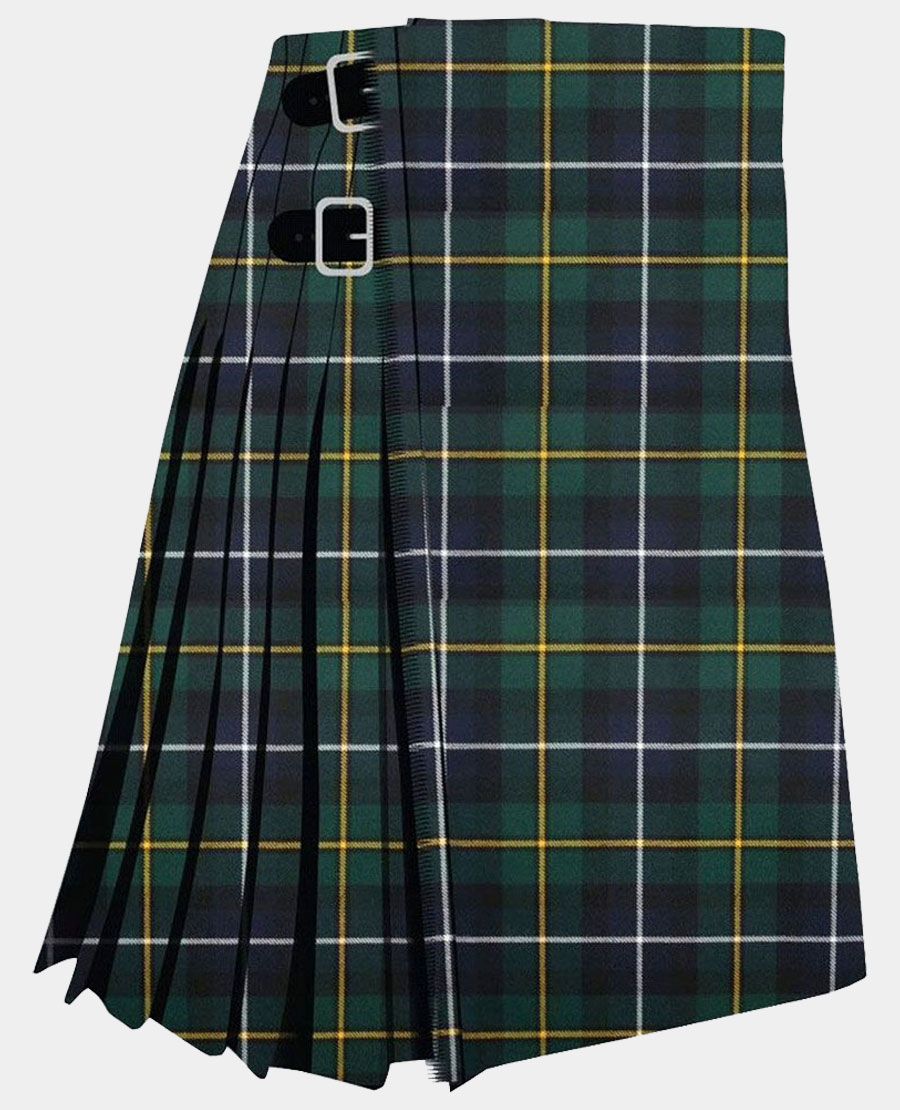 McNeil of Barra Modern Tartan Crest Birdseye Mesh Polo Shirt