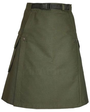 2 Hiking Green Utility Kilt for Men
