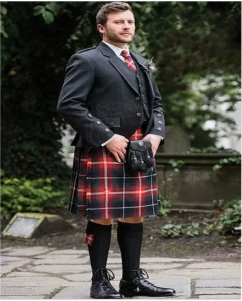 Aberdeen Forever Tartan Argyll Kilt Outfit