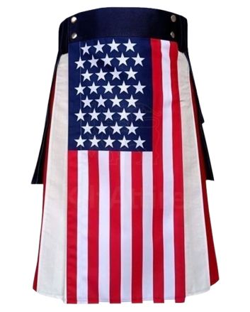 American Flag Modern Utility Kilt