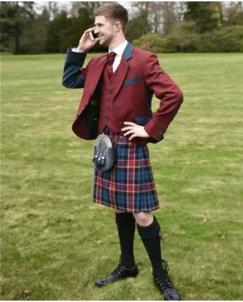 Argyll kilt Jacket and Waistcoat Two Color Combinations