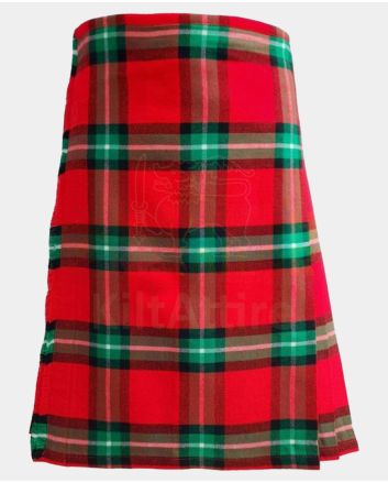 Bacon Red Modern Tartan Kilt