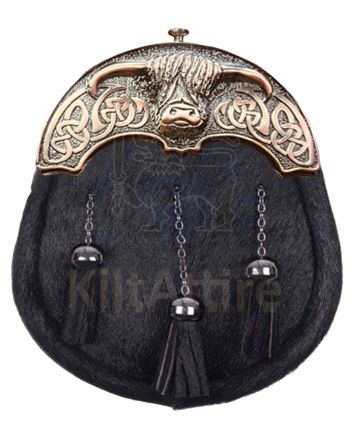 Black Cantle Highland Dress Sporran