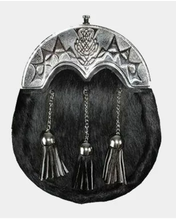 Black Dress Kilt Sporran