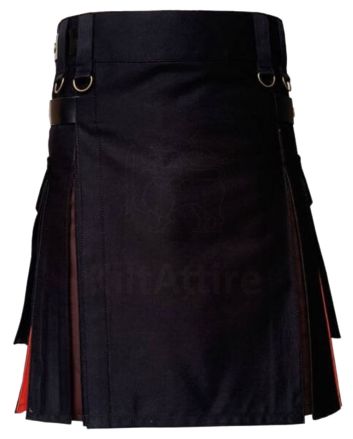 Black Hybrid Utility Bear Pride Kilt