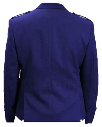 Blue Argyll Jacket And Vest - Made To Measure
