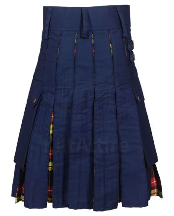 Blue & Buchanan Tartan Hybrid Kilt