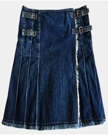 Denim Kilts for Women | Stylish & Casual Denim Kilts  Kilt Attire