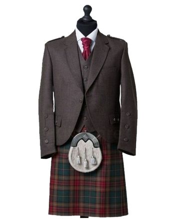 Brown Tweed Jacket Outfit Package