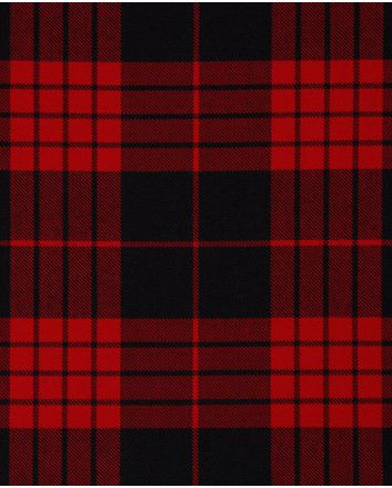 Cameron Black and Red Modern Tartan Kilt