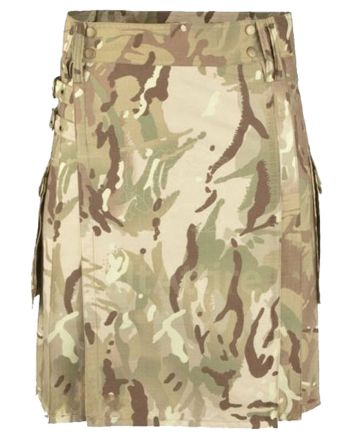 Camouflage Highlander Combat Kilt